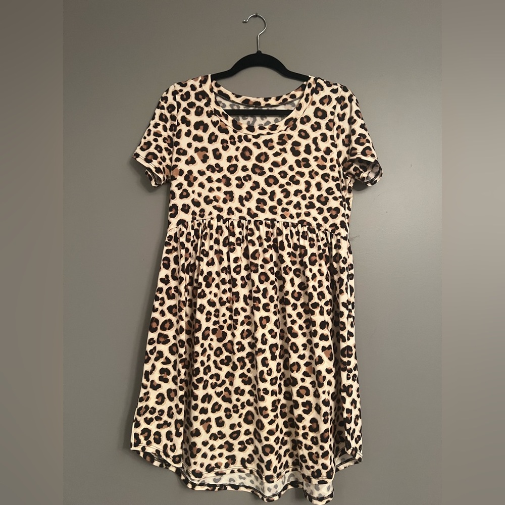 Cheetah Print Dress